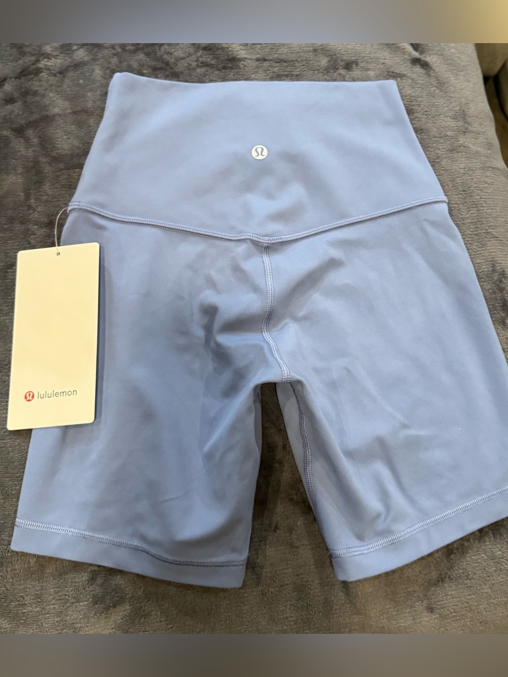 lululemon athletica Align High-Rise Bike Shorts — Light Blue NWT